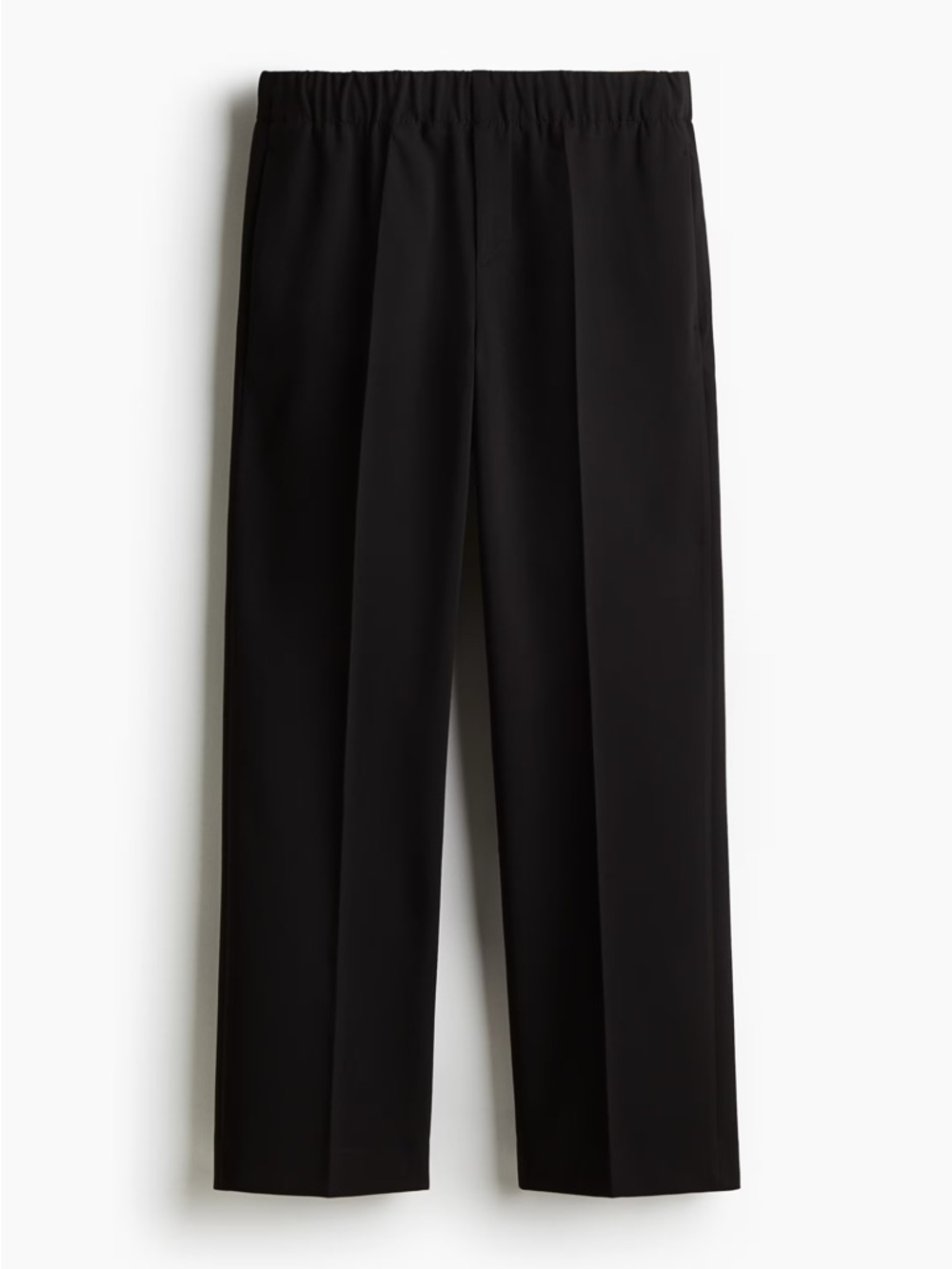 H&M Men's Black Regular Fit Pants